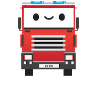 Jumping Fire Service Sticker by Cheshire Fire and Rescue Service