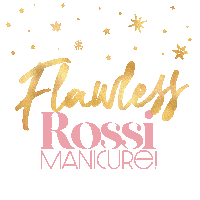 Pink Stars Sticker by Rossi Nails