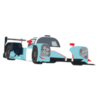 forzehydrogenracing car racing cars race Sticker