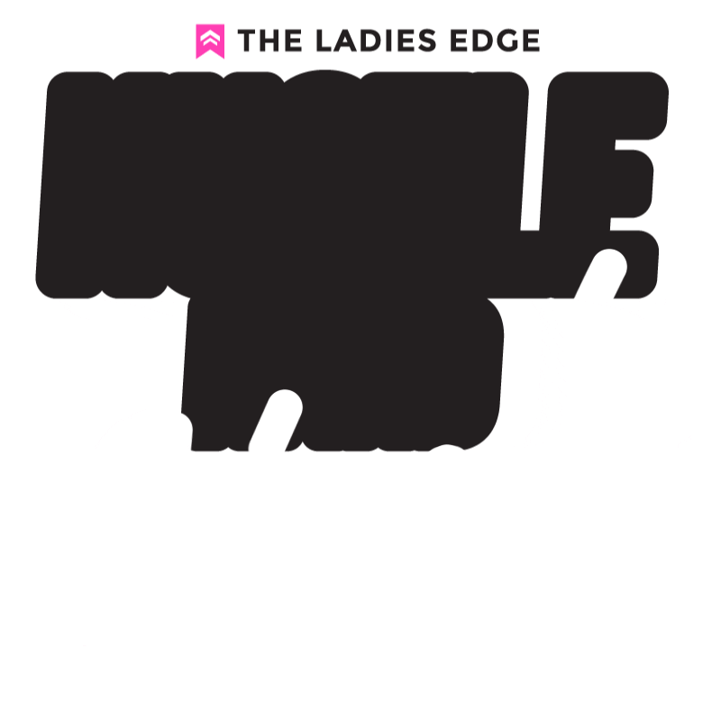 Hustle Hard Sticker by The Ladies Edge