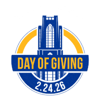 Donate Pitt Sticker by University of Pittsburgh
