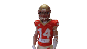 American Football Nfl Sticker by Les Argonautes Aix