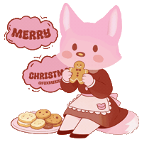 Christmas Snow Sticker by Fox Fairies Malaysia