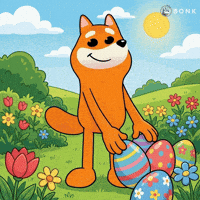 Rolling Easter Eggs GIF by BONK