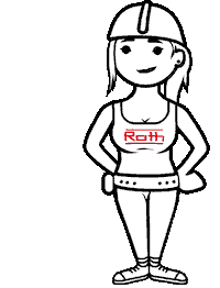 Happy Girl Sticker by Roth France