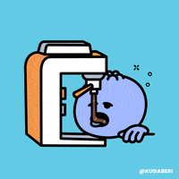 Good Morning Drinking GIF by Kudaberi