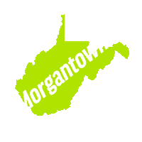 Morgantown Sticker by Zenergy Cycling