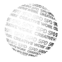 spdcreative pappos spd creative work spd globe Sticker