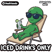 Sunbathing Series 2 Sticker by VeeFriends