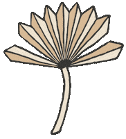 Leave Palm Sticker by bydenize