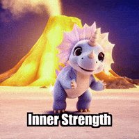 Wisdom Inner Strength GIF by Divineasaur