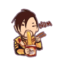 Eating Sticker