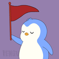 Red Flag No GIF by Pudgy Penguins
