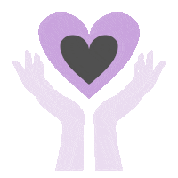 Purple Line Thank You Sticker