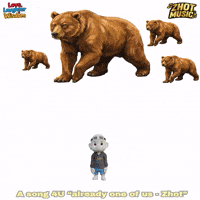 Brown Bear GIF by Zhot