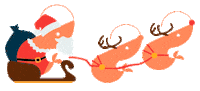 Santa Claus Christmas Sticker by Noray sefaood