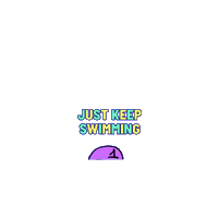 Quote Swimming Sticker by Dovemania!