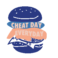 Fitness Burger Sticker by Yoga Movement
