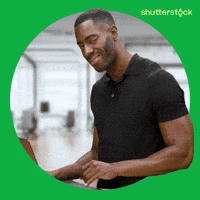 Sponsored gif. Man smiles broadly and gives a thumbs up before going back to typing on his computer.
