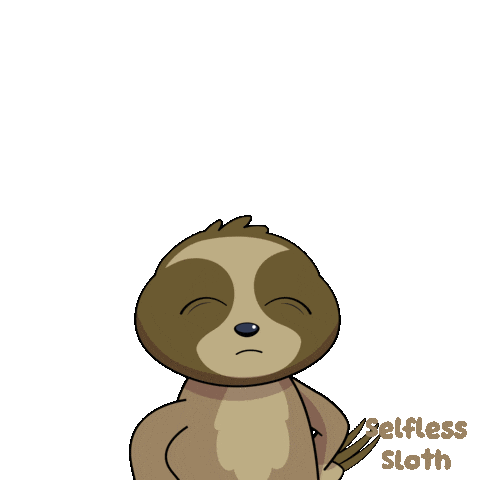 Sloth Facepalm Sticker by VeeFriends