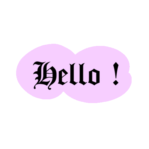 Hello Sticker