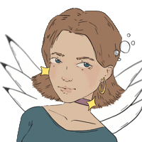 Cartoon Witch Sticker