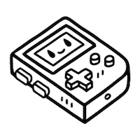 Videogames Gameboy Sticker