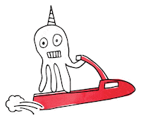 Octicorn friendship unicorn octopus octicorn Sticker