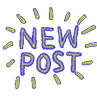 New Post Typography Sticker by Roberta Curcă