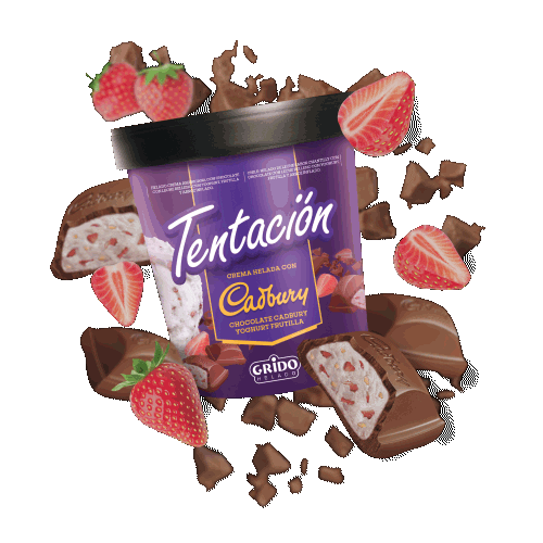 icecream CadBury Sticker by Grido