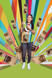 starbucks, makesomefun, starbucksmakesomefun GIF by Starbucks MakeSomeFun