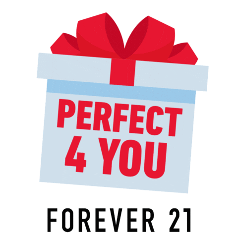 Forever21mx giphyupload holiday gift forever 21 Sticker