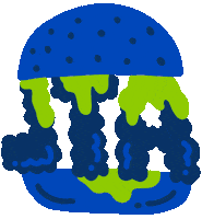 Burger Atl Sticker by Jamie Tam
