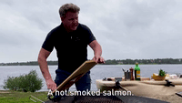A Hot Smoked Salmon
