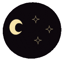 Stars Moon Sticker