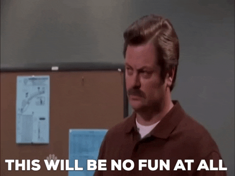 iamstevemckinney giphygifmaker parks and rec ron swanson nick offerman GIF