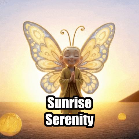 Peace Meditation GIF by BuddhaFlyJourney