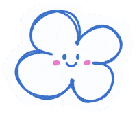 Flower Smile Sticker