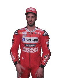 andrea dovizioso oops Sticker by MotoGP