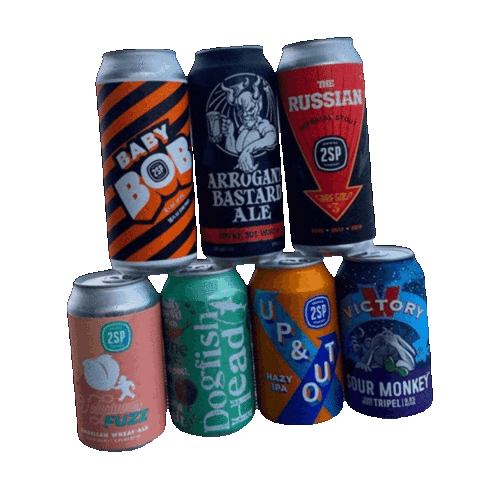 Beer Can Sticker by Two Stones Pub