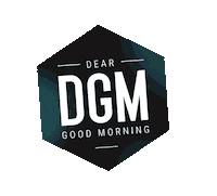 Dear_Good_Morning logo dgm deargoodmorning lienkedejong Sticker