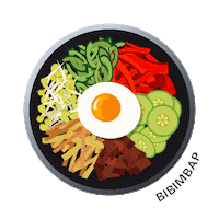 Bibimbap Sticker by ktodubai