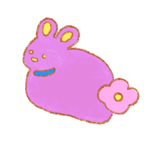 onnatnicha giphyupload rabbit usagi sprinkleoncake Sticker