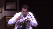 broadway eating GIF by Waitress The Musical