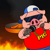 The Notorious Big Pig GIF by Hugo.fm