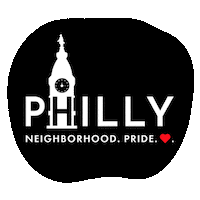 becausephillyislove love pride philly northphilly Sticker