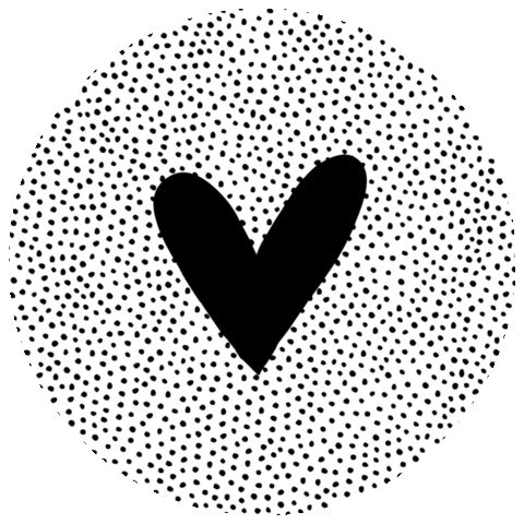 Heart Sticker by Zoedt.NL
