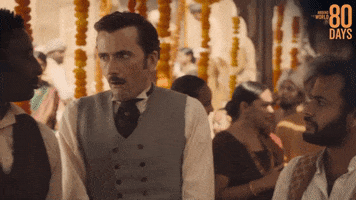 David Tennant Reaction GIF by Around The World In 80 Days