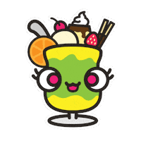 Ice Cream Smile Sticker