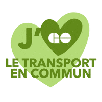 Heart Transport Sticker by GO Transit